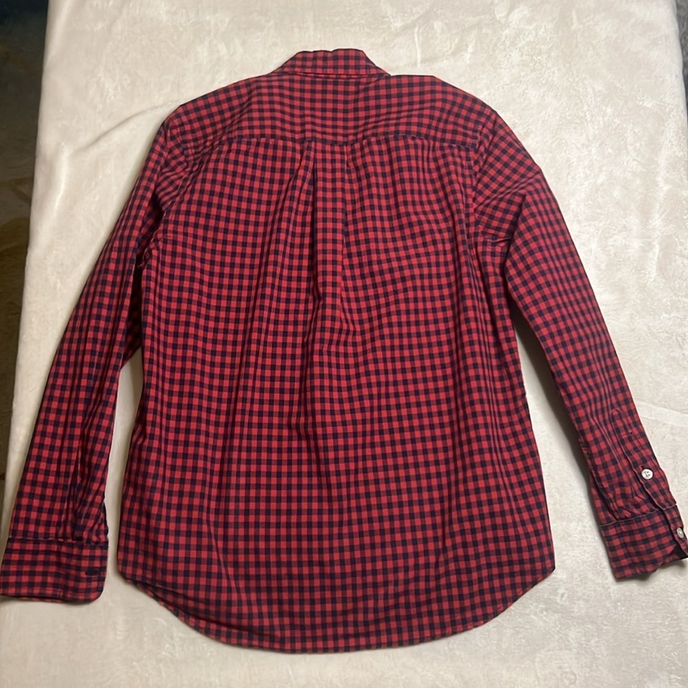 Polo by Ralph Lauren Red Checkered Boy’s Shirt sz L (14-16) - Picture 7 of 7
